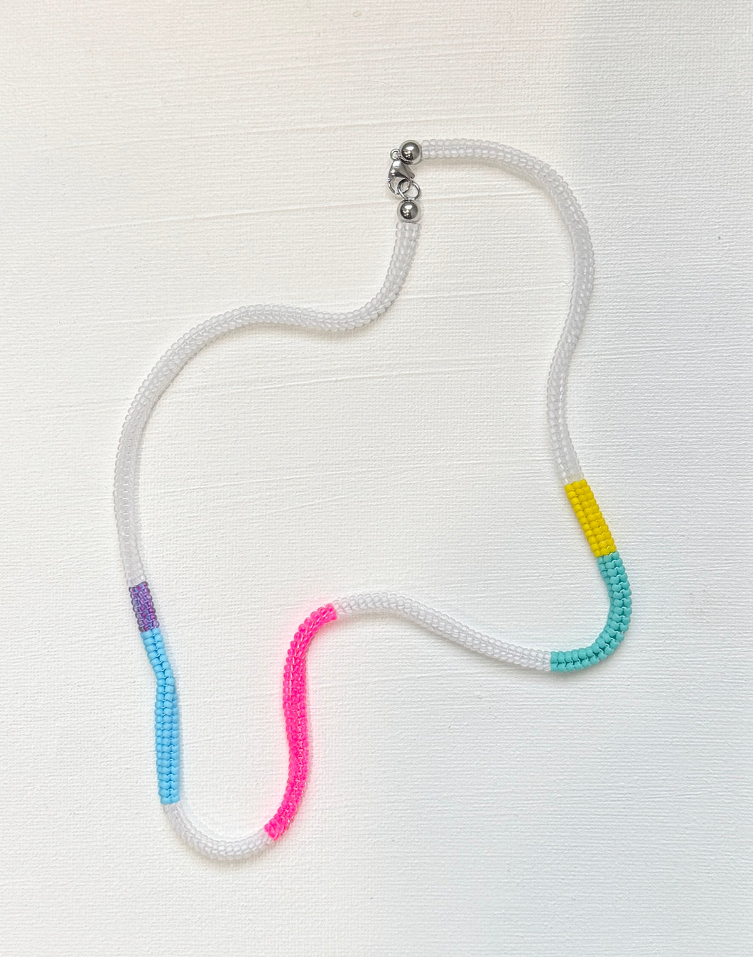 Neon Splash Skinny Necklace