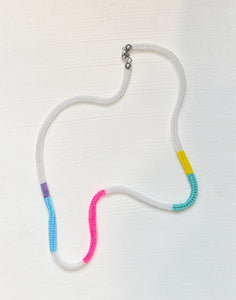 Neon Splash Skinny Necklace - Backyard Club
